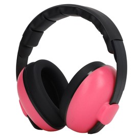Cuifati Hearing Protection Earmuffs for Noise Reduction - NRR 31dB Soundproof Safety Ear Muffs Ear Defender for Adult Shooting Mowing Autism Hunting Construction, Rose Red