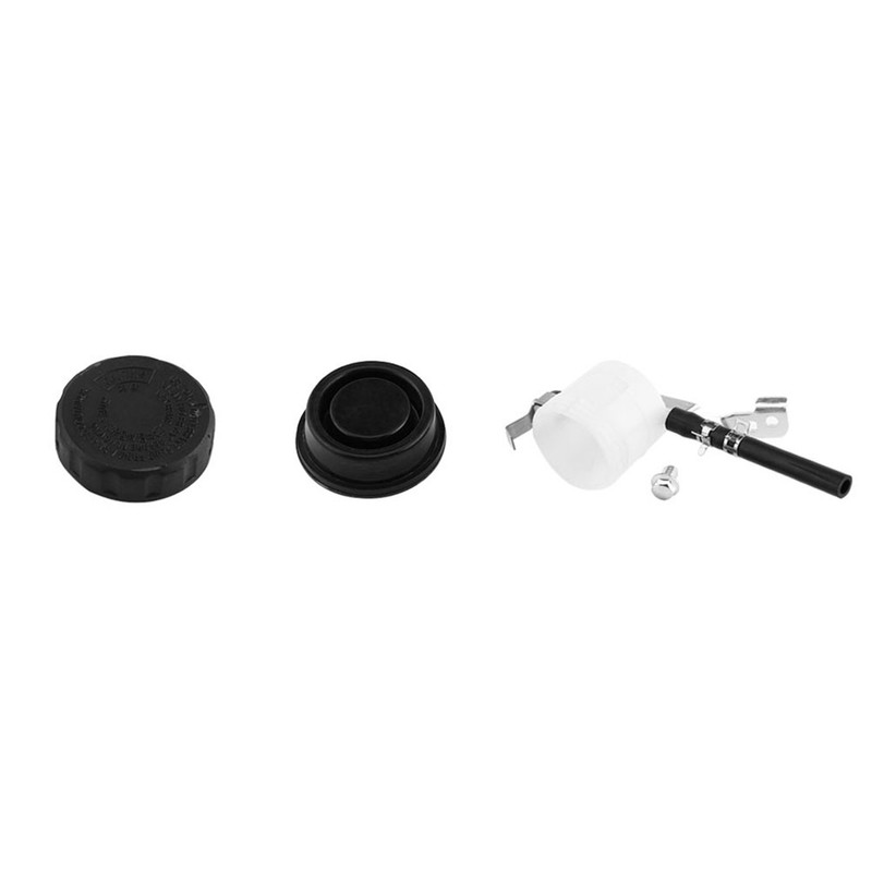 Brake Master Cylinder Oil Reservoir Fluid Bottle w/ Bracket for