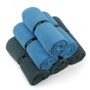 Microfiber Gym Towels with Snap Straps, Yoga Towel for Home