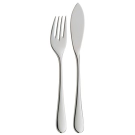 WMF Fish Cutlery Set of 2 Merit Cromargan Protect Steel Extremely Scratch Resistant Polished