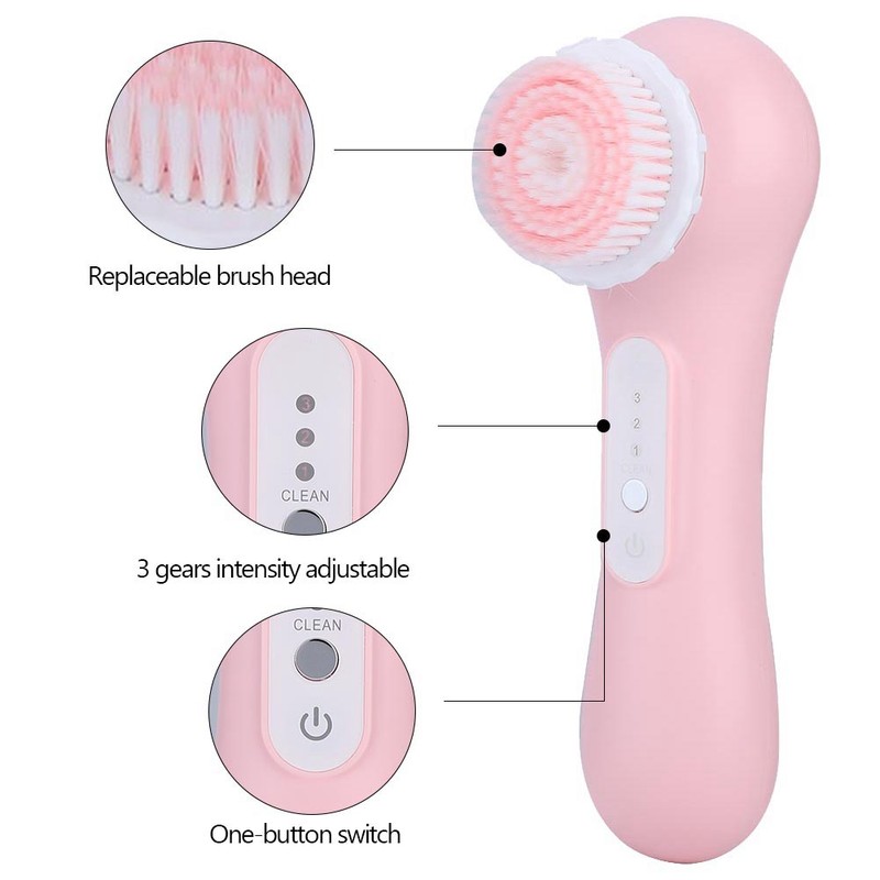Electric Face Cleansing Brush Household Skin Pore Deep Cleaner Massage