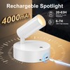 Kimjo Spot Lights Indoor, 4000mAh Rechargeable Plant Spotlight Indoor with
