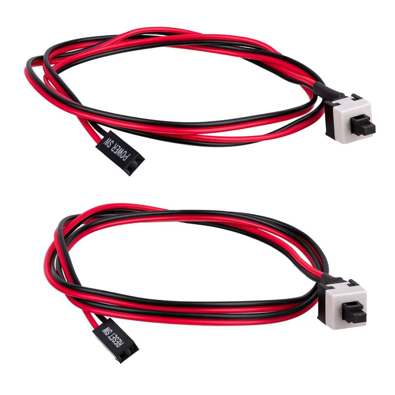 Akyga AK-CA-60 PC Computer Power Reset Button Switch On/Off Cable