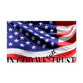 CafePress in GOD WE Still TRUST Rectangle Car Bumper Magnet