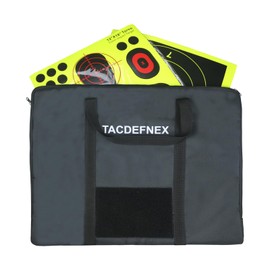 Tacdefnex Target Carry Case, Target Bags for 12 * 18'' Targets and Accessory Pouch for Shooting Range Convenient Carrying
