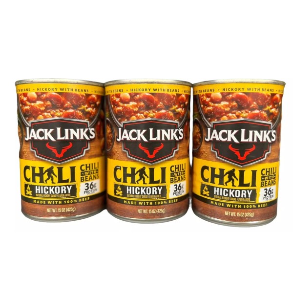 Jack Link's Hickory Flavored Chili with Beans 15 oz (3