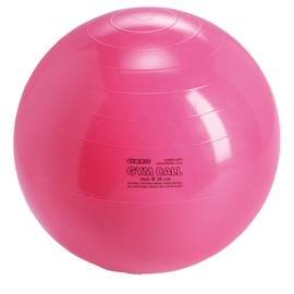 Gymnic Physio Balance Therapy Ball, 12 Inch, Pink, Holds 300 Pounds