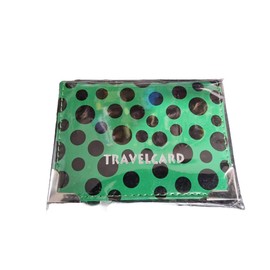 Glamified - New Leather Oyster Travel Card Bus Pass Holder Wallet Rail Card Cover CASE (Green(Polka Dot))