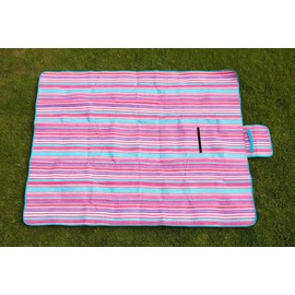 Sweetpea Pincnic Sheet 6.5 x 6.5 feet (200 x 200 cm) Thick Large Waterproof Washable Stylish Foldable For 4 - 6 People Portable