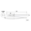 ホーザン(HOZAN) 透明チップピンセット 全長125mm 開き幅10mm 先端幅1.2mm 直型 P-640-A
