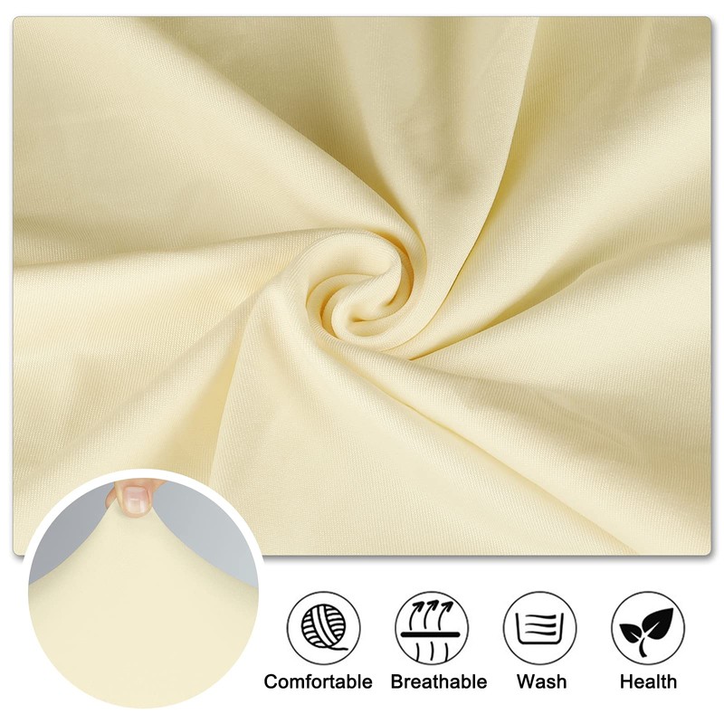 Leorate XL Size Chair Covers Stretch Polyester Chair Slipcover Dining