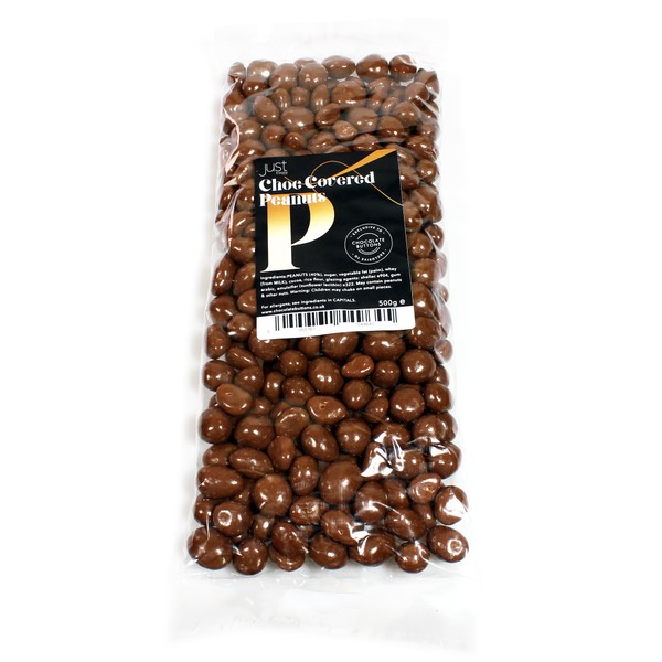 Just Treats Chocolate Peanuts (500g Share Bag)…