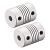 sourcing map 2 Pieces 5 mm to 10 mm Aluminium