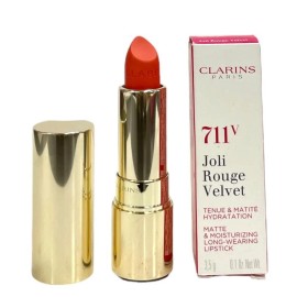 Clarins Joli Rouge Long-Wearing Lipstick New In Box Choose Your Favorite Color! - 711V Papaya