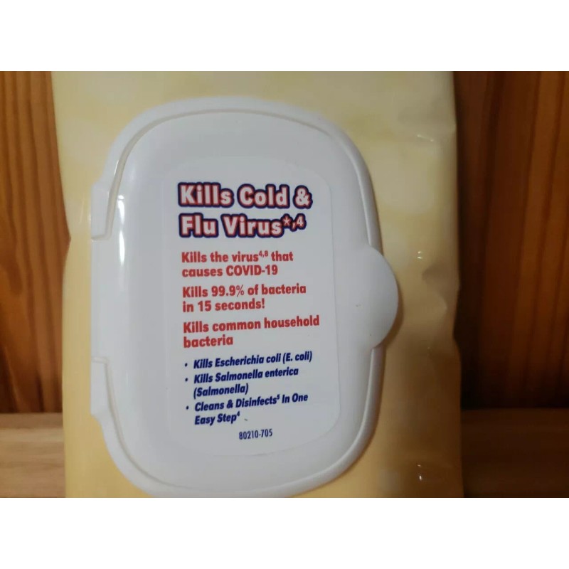 Good & Clean Disinfecting Wipes Lemon 72 Count Each Pack