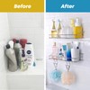 KESOL Adhesive Shower Caddy Shower Shelf Organizer for Bathroom Organization
