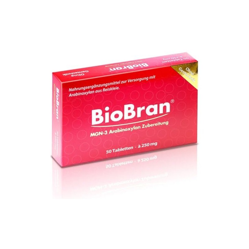 Biobran MGN3 250mg, 50 Tablets