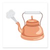 CafePress Copper Kettle Square Car Magnet 3 X 3 Square