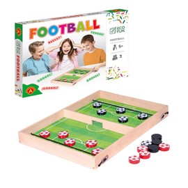 Alexander A Football Board Game - Game for 2 People - Board Games from 5 Years, Table Football Children, Board Game - Made of Wood - 335 x 230 x 28 mm