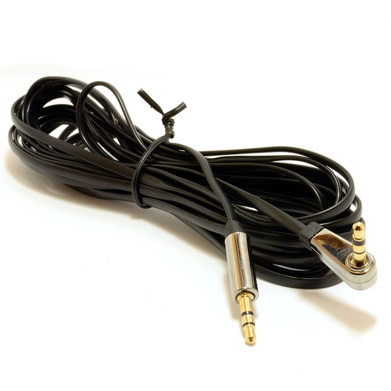 kenable Right Angle Low Profile FLAT Metal 3.5mm Male Jack
