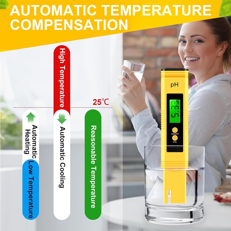PH Meter, PH Value Meter, PH Meter with LCD Display,