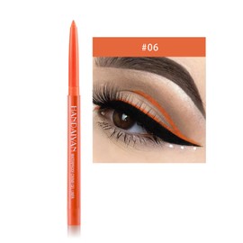 Coloured Eyeliner Eyeliner Pencils, Long-Lasting Eye Liners Waterproof Eyeliner Pencils for Makeup Tool, Eyeliner (Orange)