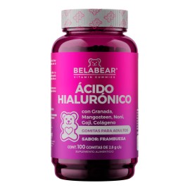 Belabear Ácido Hialurónico 100gomitas Frambuesa Solanum Sfn
