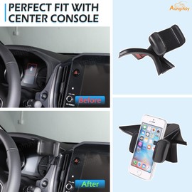 Car Phone Mount Compatible with Subaru Crosstrek/WRX 2022 2023 2024 Center Console Air Outlet Vent Cell Phone Holder Dash Clip Dash Panel Mobile Phone Bracket Stand for All Smart Phones Accessories
