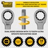 SabreCut 1 x MRSC16 10mm Dual Sided Ratcheting Wrench 1/4"