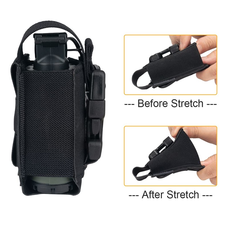 IDOGEAR Tactical Flashlight Holder Molle flashbang Pouch Magazine Pouch Multi-Purpose