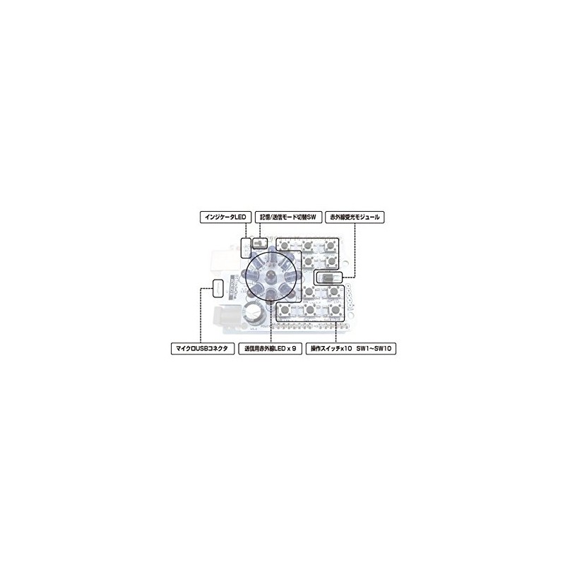 BitTradeOne ADAUDIR Learning Remote Control Board for Aldino