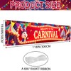 Welcome to the Carnival Banner – Large 120x20 Inch Carnival