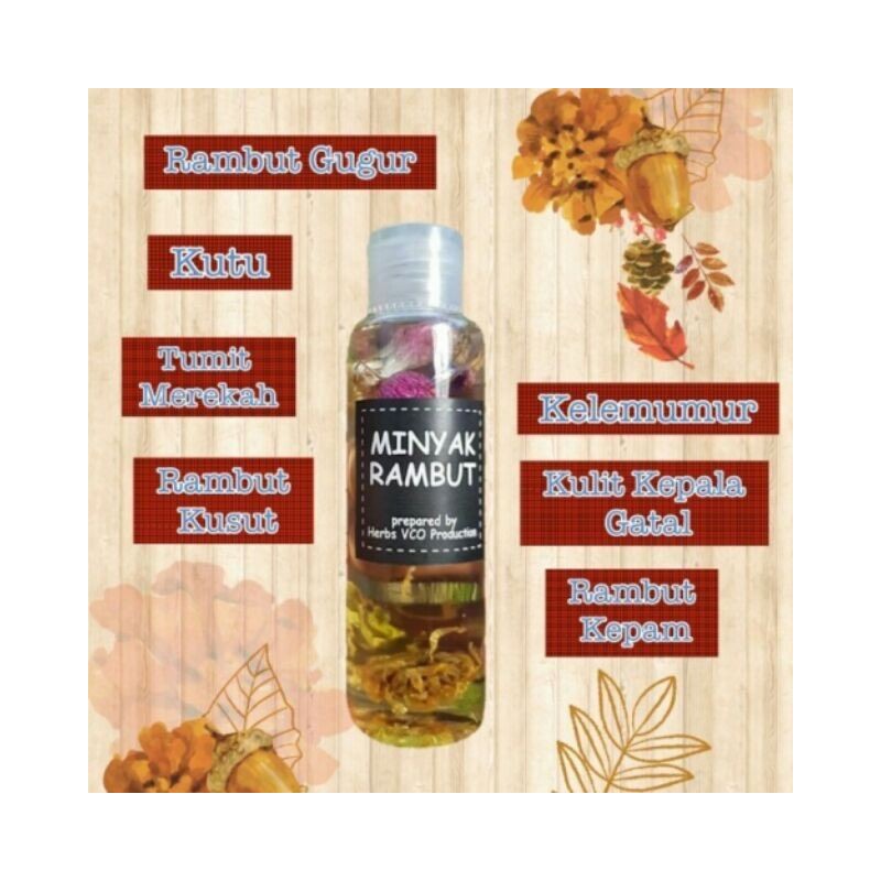 vco 🔥BEST SELLING🔥🎁+ MINYAK RAMBUT FLORAL HERBS [TANPA BAHAN KIMIA]