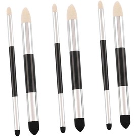 Liyquint 6 pcs Artist Blending Sponge Pen Dual Tip Reusable Drawing Art Soft Oil Pastel Blending Tools Washable Sketch Rubbing Sponge Brush for Artist Professional Sketch Drawing