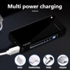 TIKIUKI Electric Lighters Rechargeable with Projection Flameless Windproof Plasma Arc