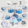 Captain Chaowing Kids Drum Set for Toddlers with 5 Jazz