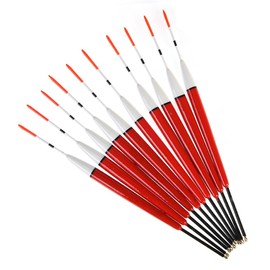 SEIWEI 10Pcs Wood Fishing Line Floats Fishing Buoyancy Bobbers Fishing Float Set Tackle Accessory for Angling Enthusiasts(Style B)