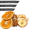 endlosschenken Natural Christmas Decoration, Orange Slices, Apple Slices, Cinnamon Sticks,