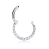 Lantine 16g 18g Septum Piercing 14K Gold/14K White Gold Hinged