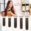 PINK SEVEN Clip in Hair Extensions Real Human Hair,14 Inch