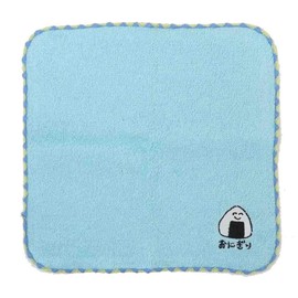 Oekaki-san (Mini Towel) One Point Embroidery Handkerchief Towel / Rice Ball
