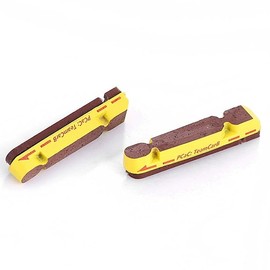 Carbon Rim Brake Pads, Cork and Carbon Compound,Pack of 2 Pairs