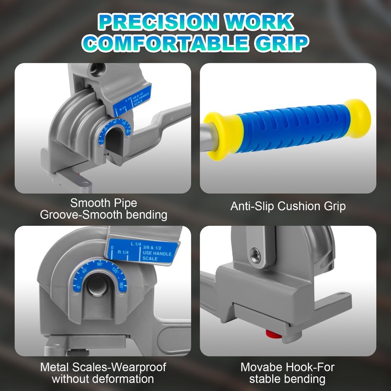 3 in 1 Manual Level Tube Bender, Pipe Tube Bender,