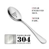 Emergency Icecream Spoon,Funny Engraved Stainless Spoon,Ice Cream Spoon Gifts for