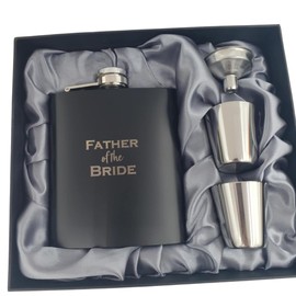 Father of the Bride Gift, Father of the Bride Gifts from Daughter, Dad Wedding Day Gift Flask, Gifts for Father of the Bride from Bride, Father of Bride Gift from Groom, Father of Bride Gift