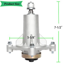 SCBHWJ 187292 192870 187281 532192870 532187281 532187292 587819701 587820301 Spindle Assembly Fit Hus qvarna 42" 46" 48" 54" Mower Deck, YTH22V46 YTH24V48 Spindle Mandrel Assembly