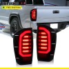 Mayello Black Smoke Pair LED Tail Lights For 2016-2023 Toyota