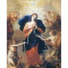 Catholic print picture - undoer of knots - 8" x