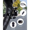 RAVEMEN Q3 Bicycle Bell Designed for Road Bikes, Supports Various