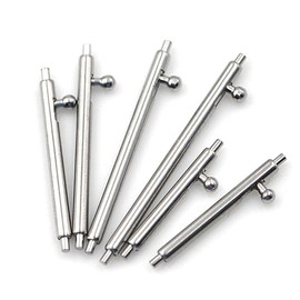 VintageTime Watches | 6 x Quick Release 1.8mm Spring Bar Pins | 3 Different Sizes in 1 Pack | 22mm 23mm 24mm | Pack of 6 | Heavy Duty Stainless Steel